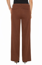 Liverpool Kelsey Wide Leg Trouser Saddle Brown
