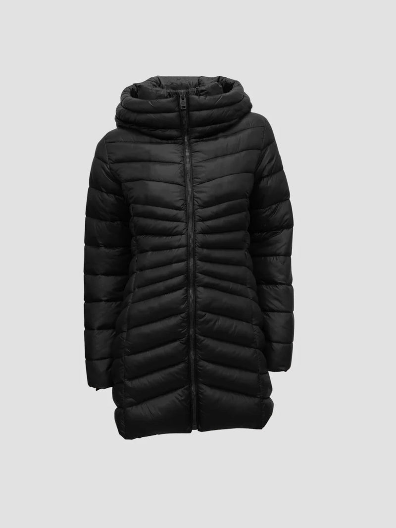 Point Zero Black Puffy Coat