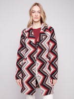 Charlie B Plush Jacket With Front Pockets