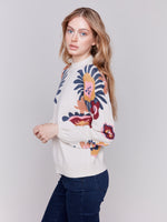 Charlie B Statment Floral Sweater