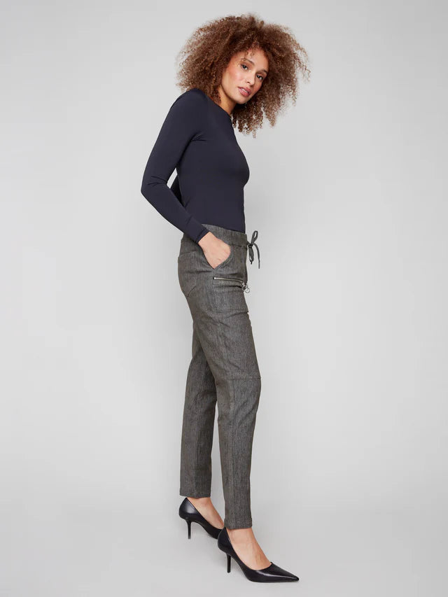 Charlie B Pull On Corduroy Jogger Spruce
