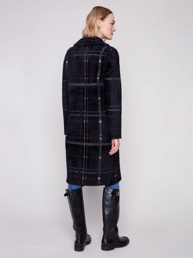 Charlie B Knit Coat Mocha