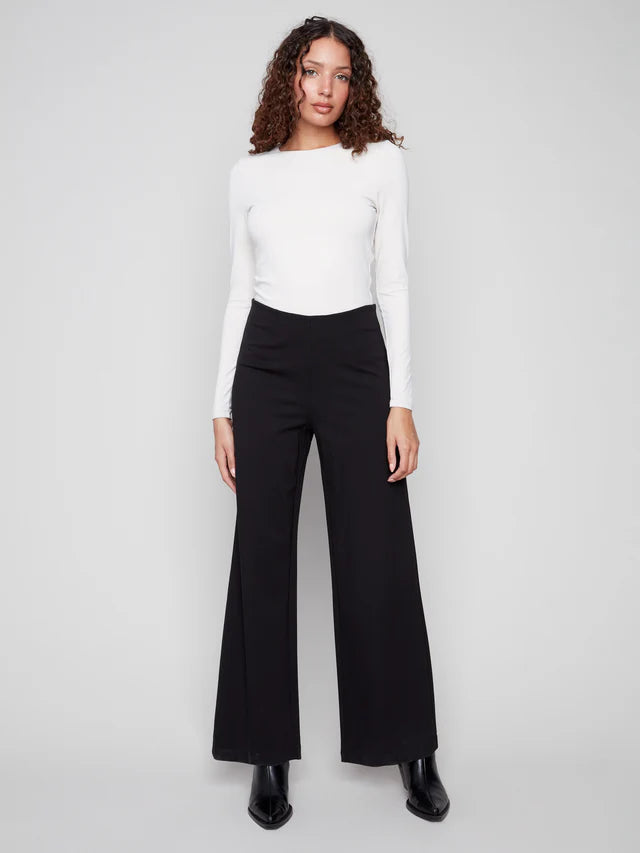 Charlie B Pull On Black Pants
