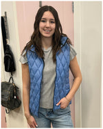 Point Zero Puffy Vest Blue