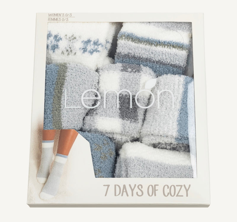 Lemon 7 Pack Cozy Crew Gift Pack Blue