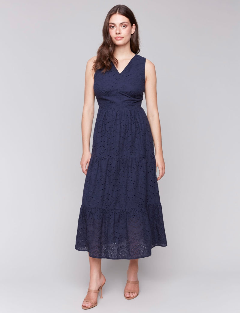 Charlie B Eyelet Ankle Length Dress