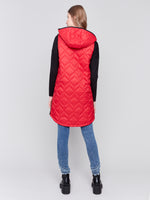 Charlie B Red Quilted Vest