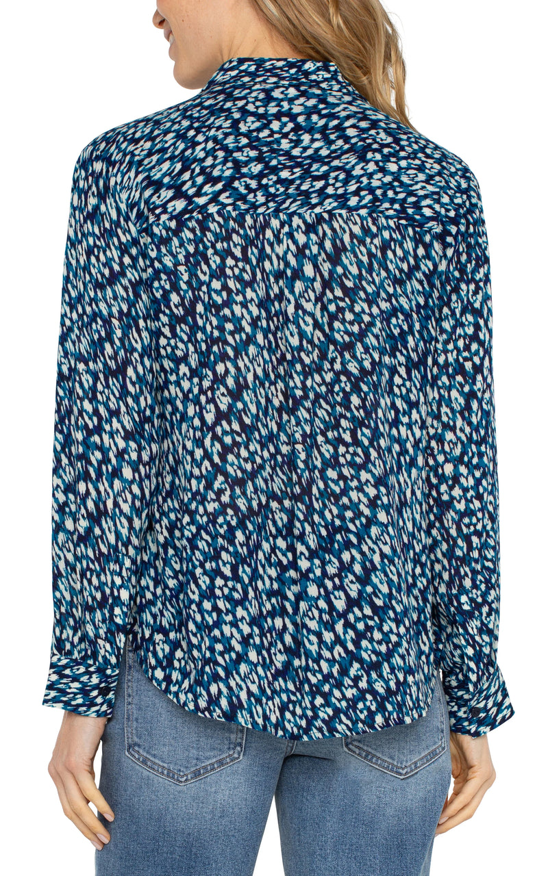 Liverpool Blue Topaz Blouse