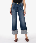 KUT Sienna Wide Leg Jean With Cuff