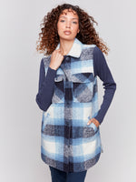 Charlie B Plaid Vest