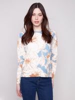 Charlie B Drop Shoulder Sweater With Buttons