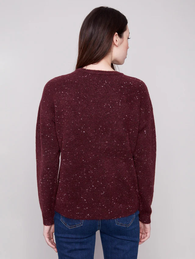 Charlie B Cabernet Love Sweater