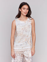 Charlie B Linen Atlas Tank Top