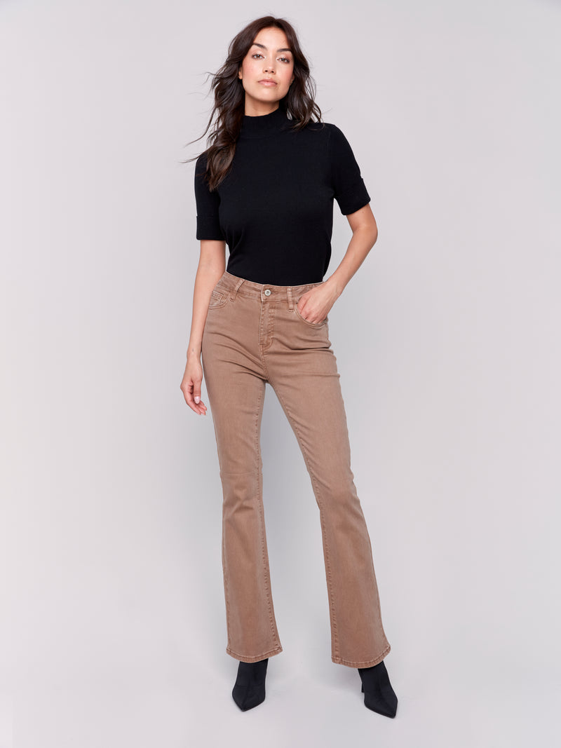 Charlie B Bootcut Truffle Jeans